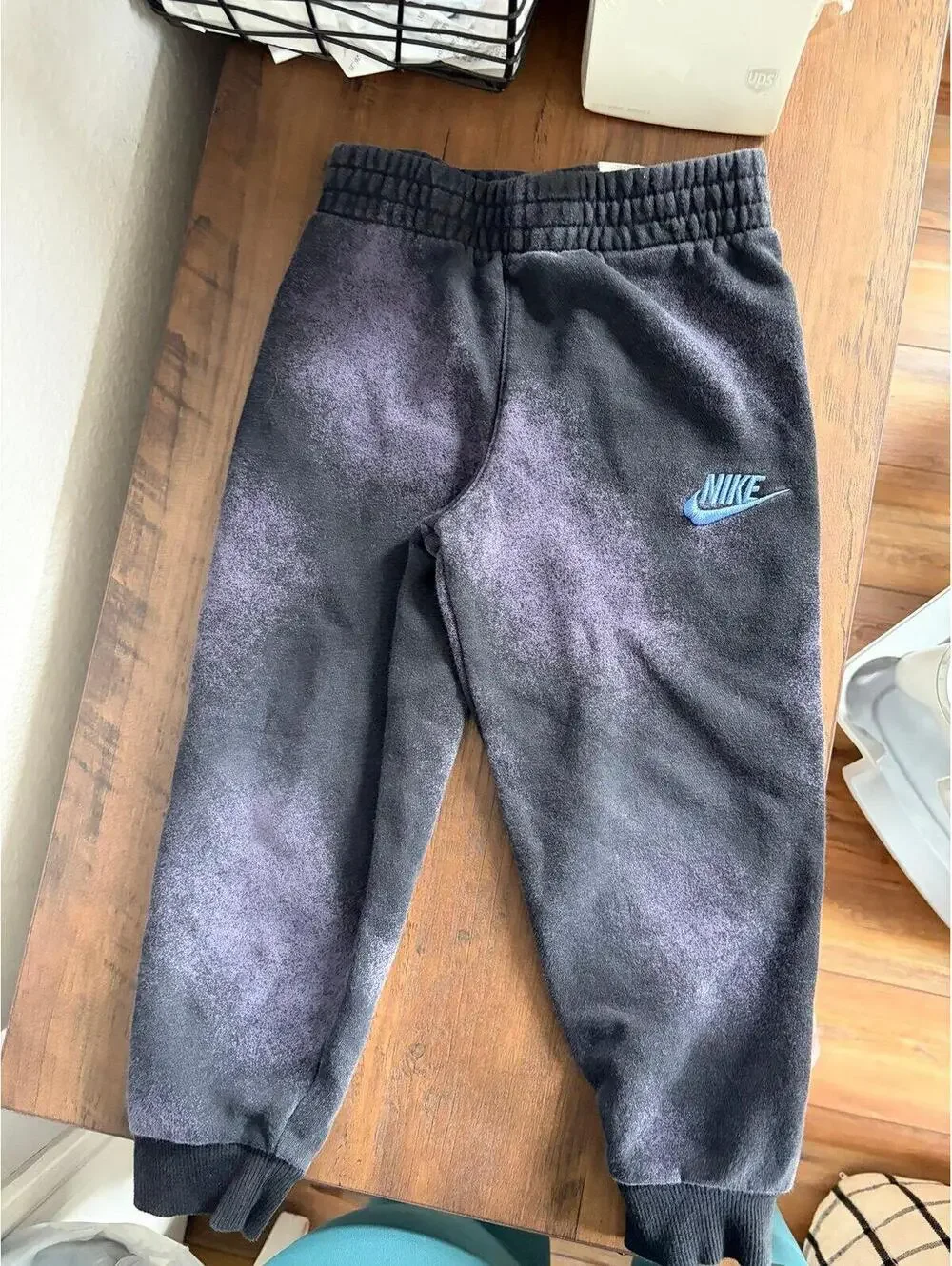 Youth Nike Black/Purple Dye Joggers size S (4-5years)
